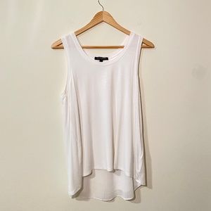 Banana Republic Womens White Tank Top Size M